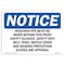 Signmission OSHA, Required PPE Must Worn Beyond Point, 14in X 10in Rigid Plastic, 14" W, 10" H, Landscape OS-NS-P-1014-L-18044 - alternate 1